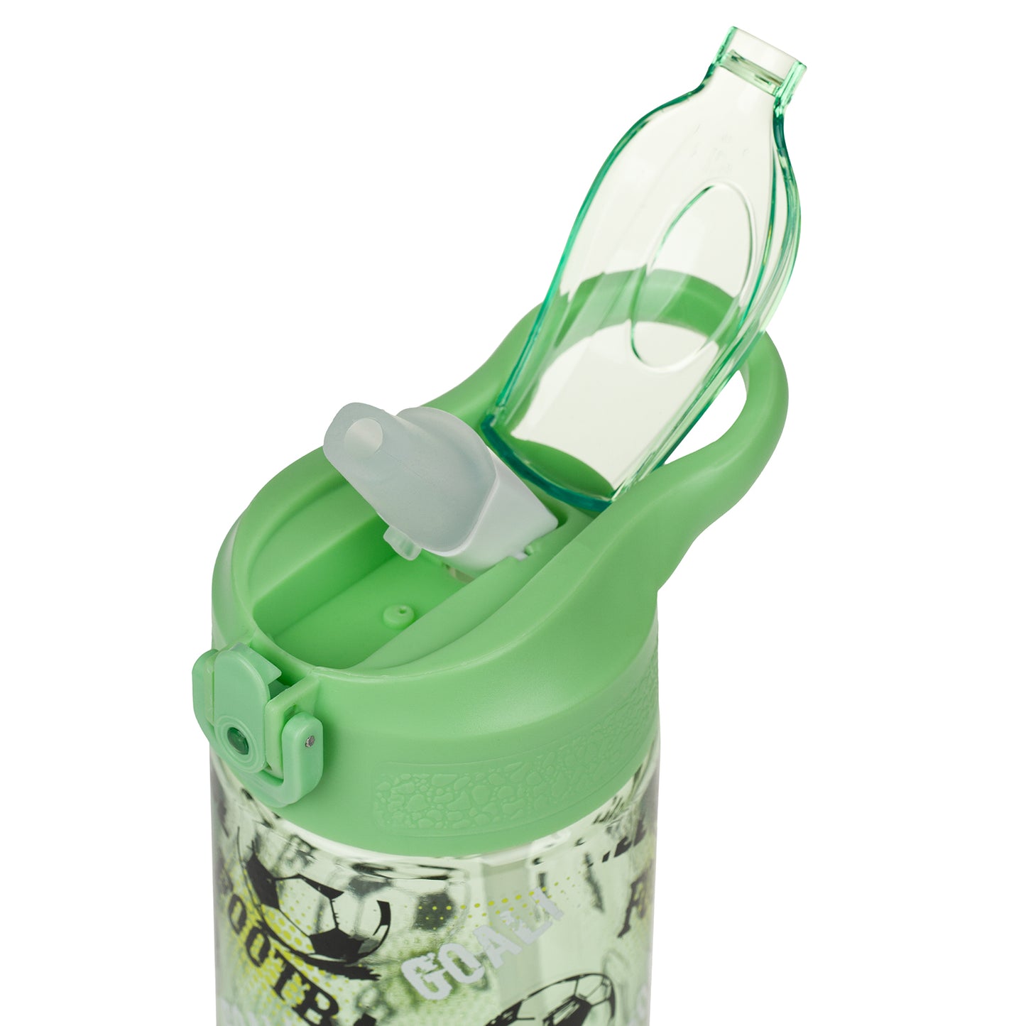 Tritanová láhev na pití s brčkem Fotbal, 500 ml