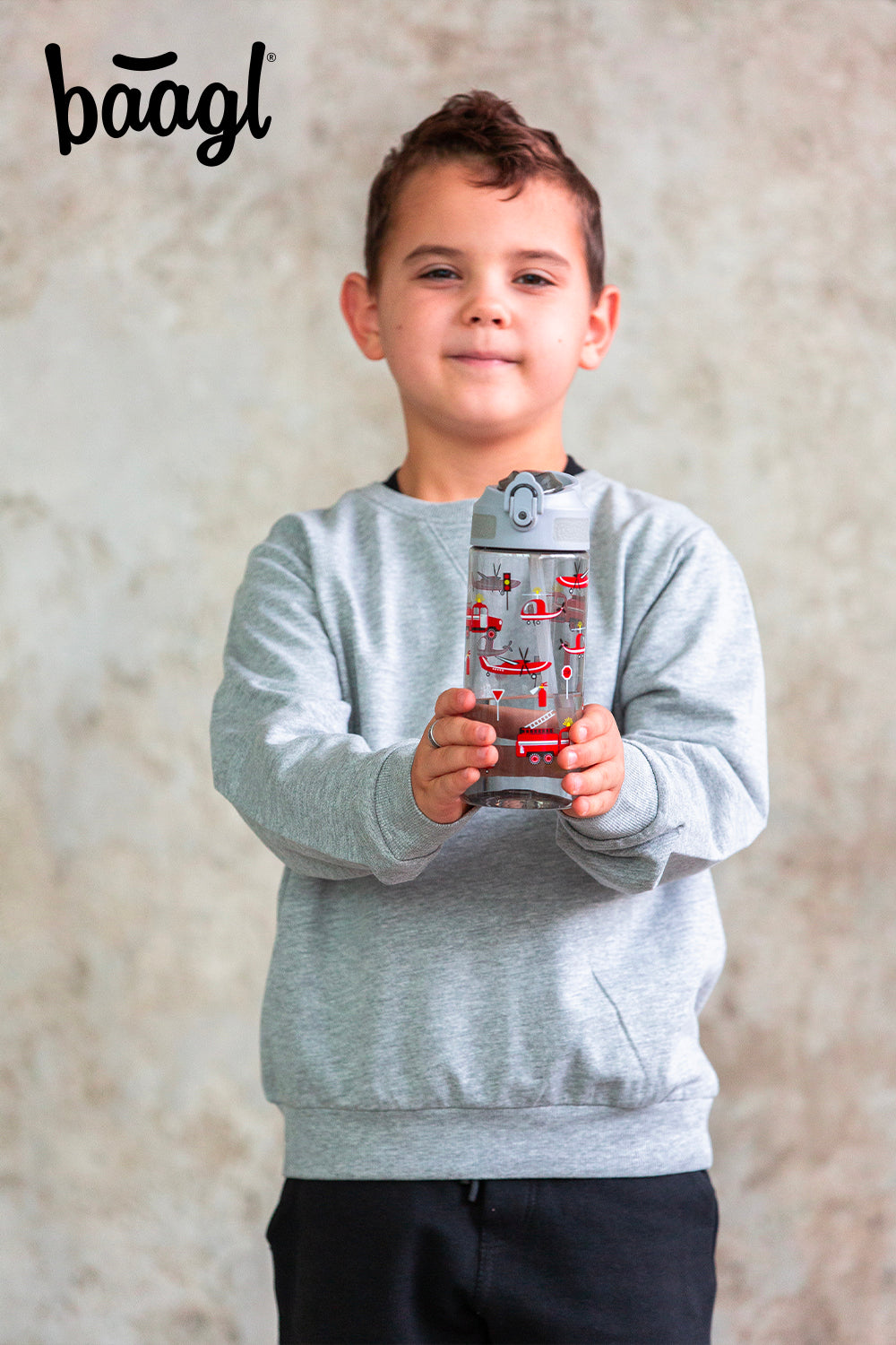 Tritanová láhev na pití s brčkem Záchranáři, 500 ml