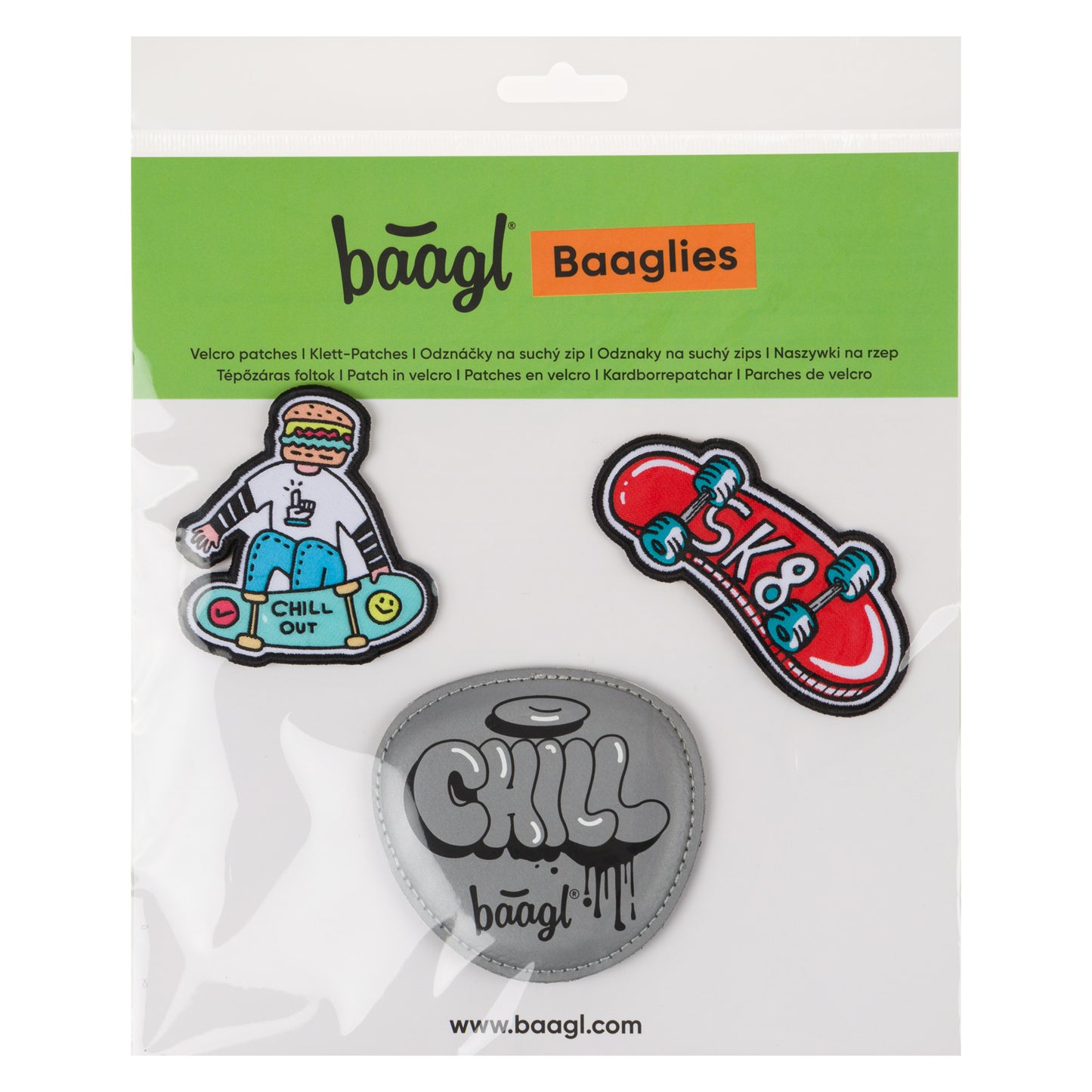Baaglies 3 kusy Chill Skate Sk8