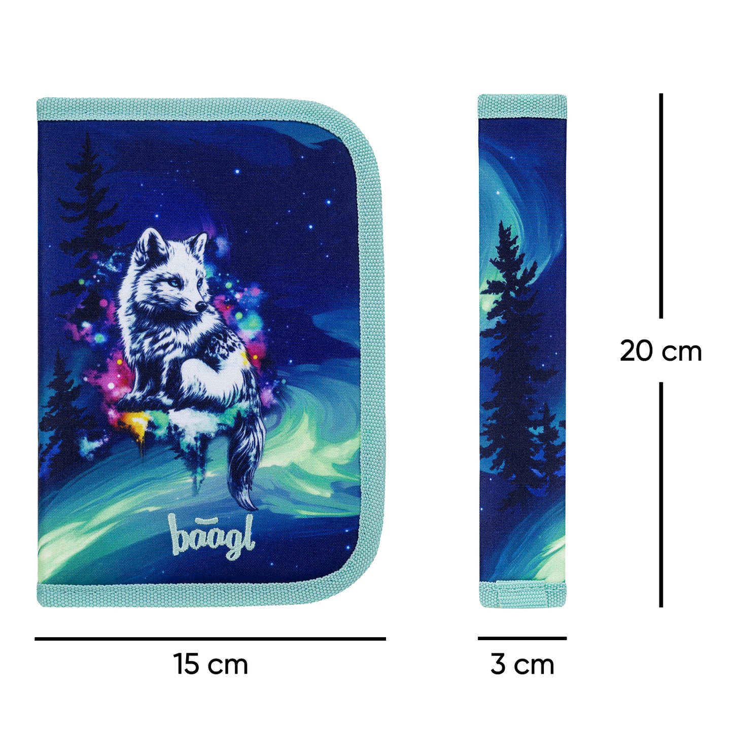 Školní penál jednopatrový Aurora