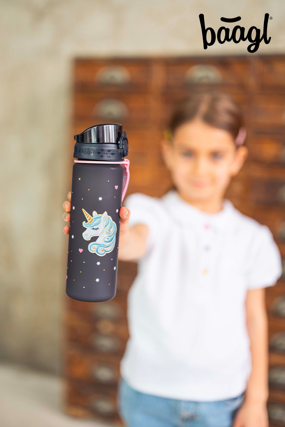 Tritanová láhev na pití Unicorn Gold, 500 ml