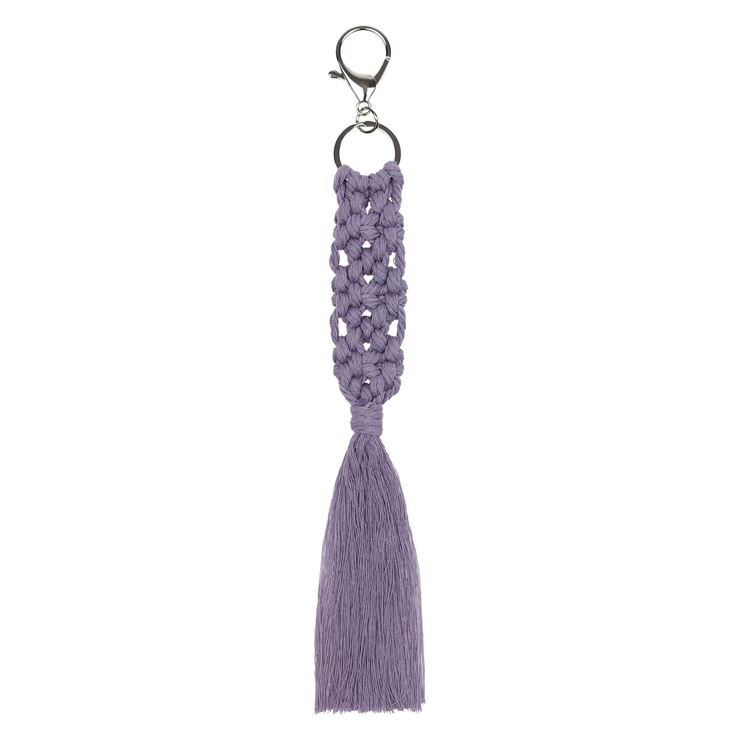 Přívěsek Macrame fialový