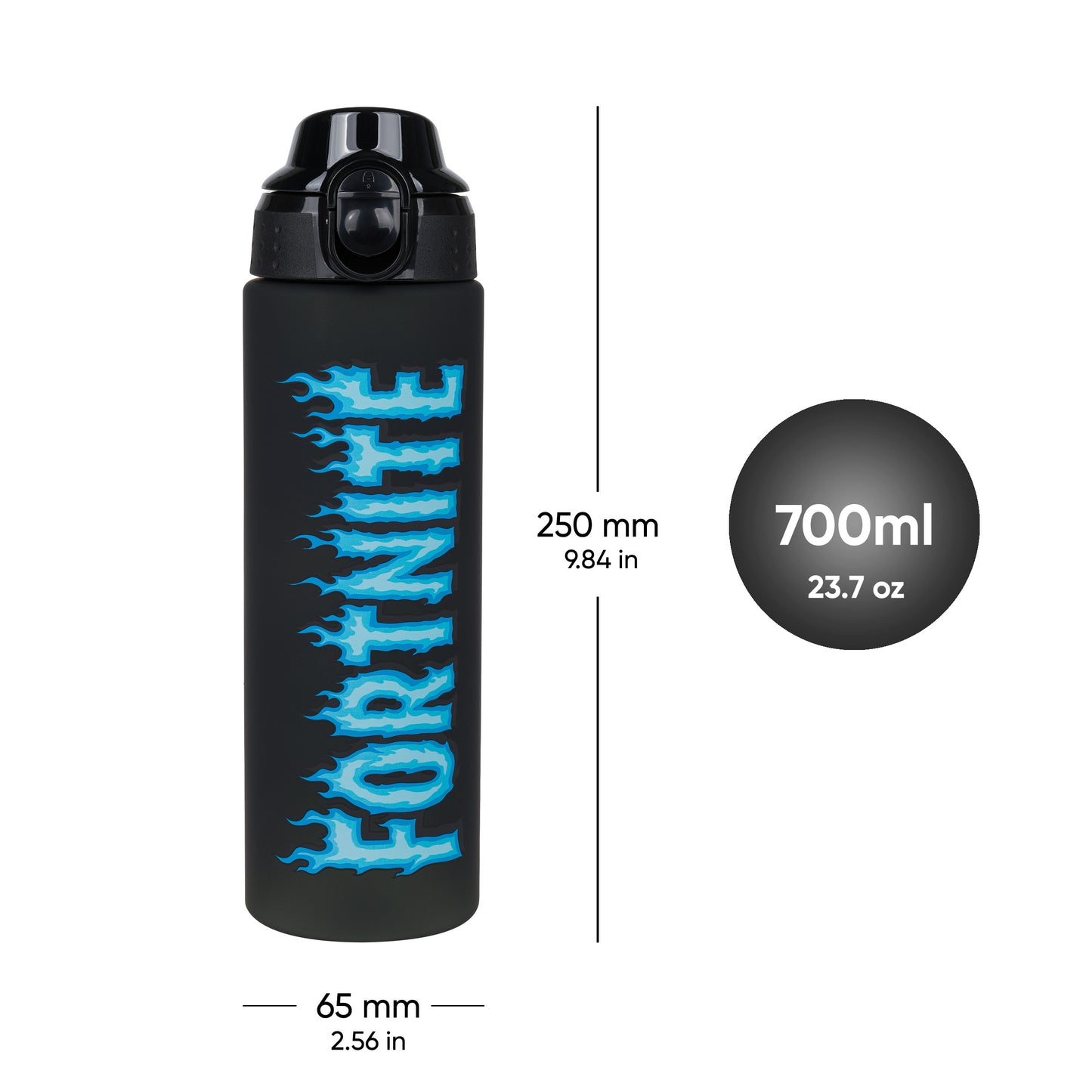 Tritanová láhev na pití Fortnite Blue, 700 ml