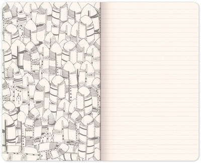 Omalovánkový notes, linkovaný, 13 × 21 cm