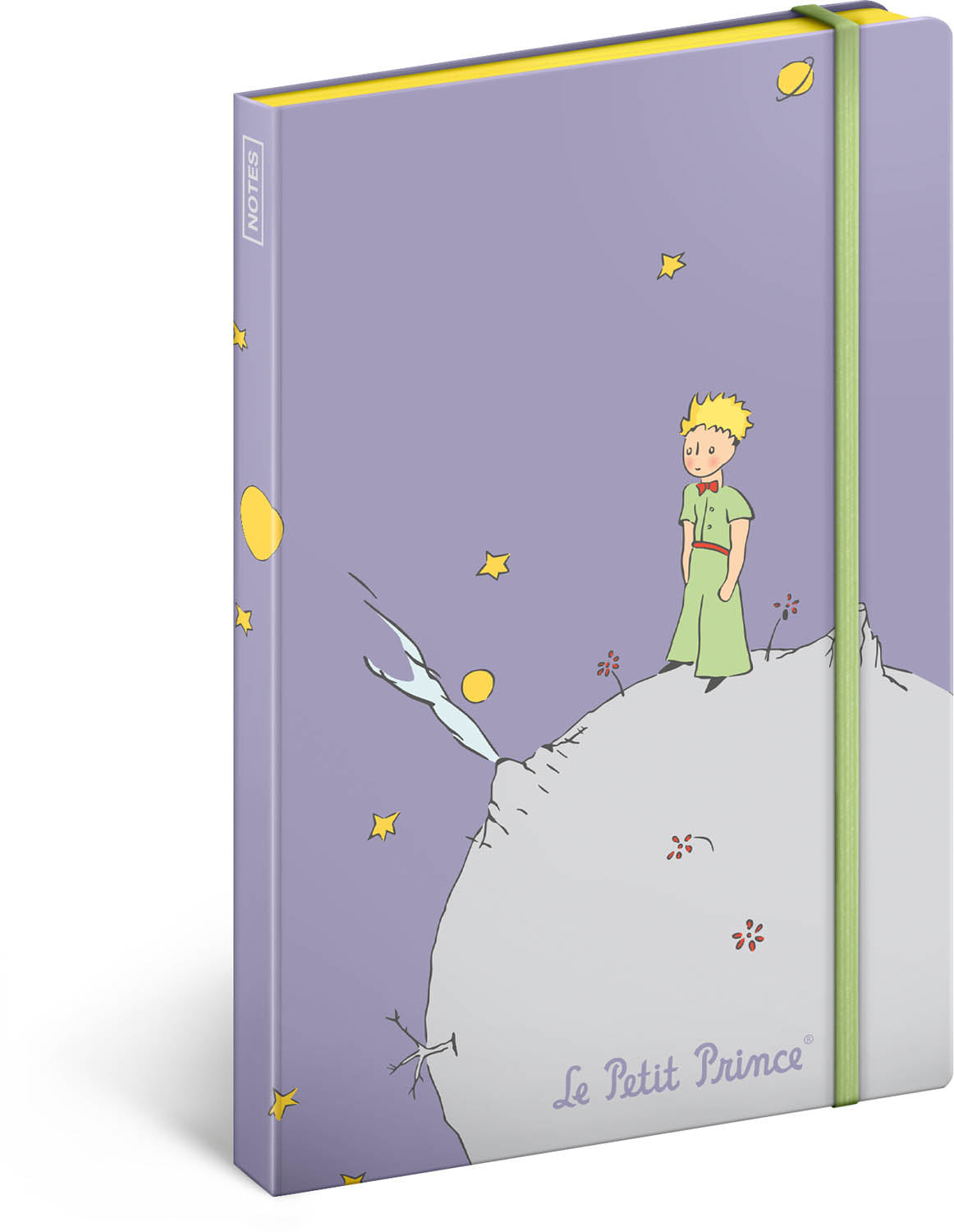 Notes Malý princ – Planeta, nelinkovaný, 13 × 21 cm