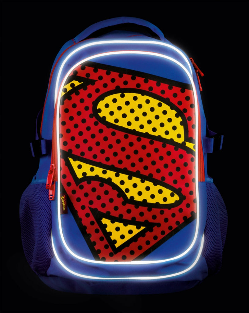 Školní batoh s pončem Superman – POP