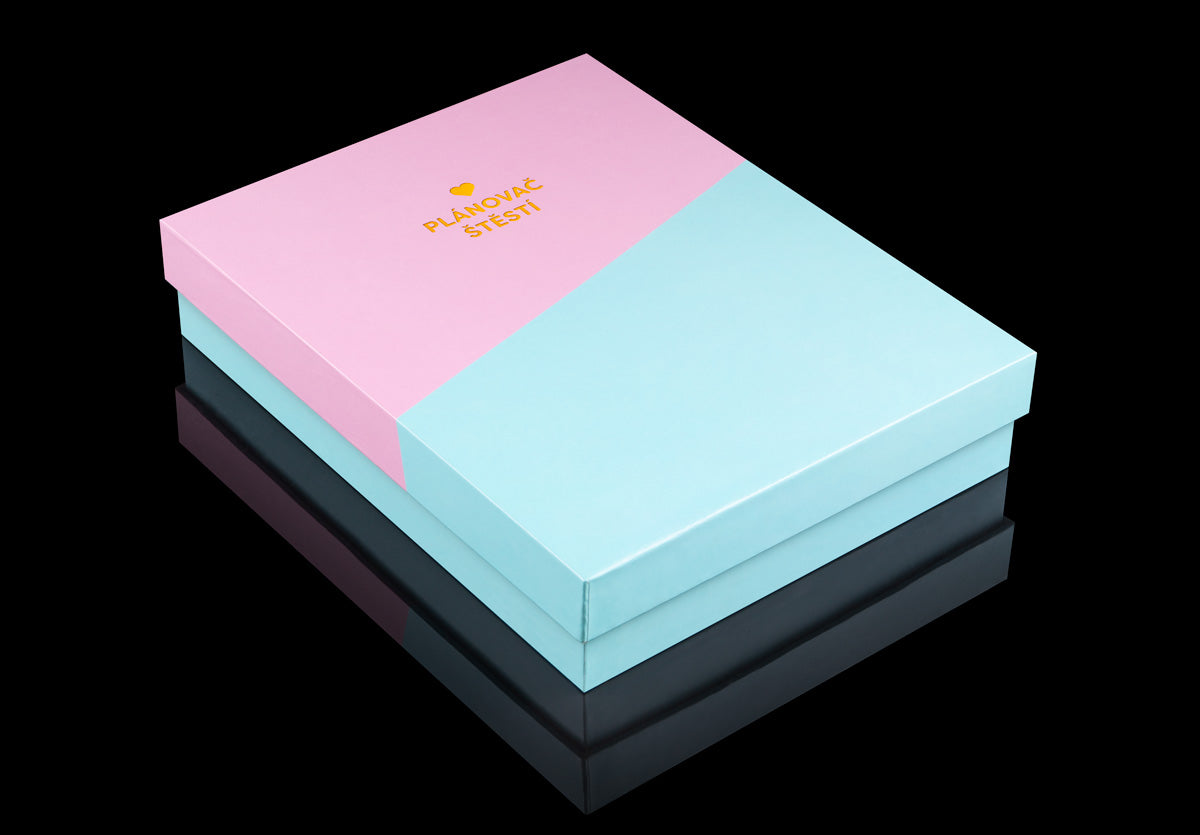 Denní nedatovaný diář Plánovač štěstí v dárkovém balení