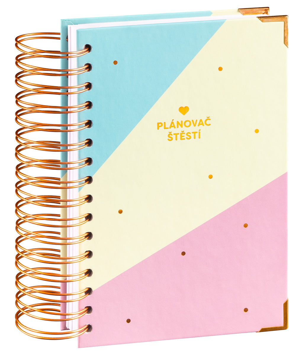 Denní nedatovaný diář Plánovač štěstí v dárkovém balení