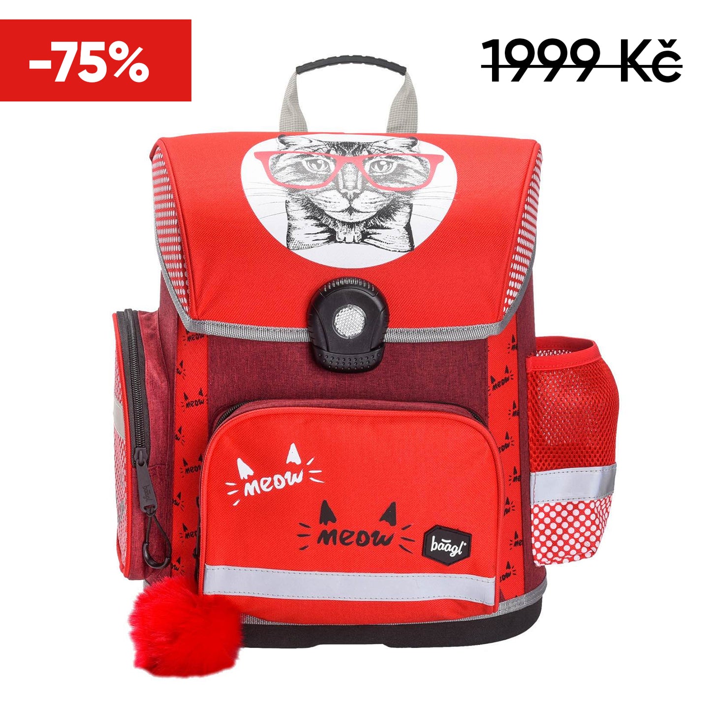 Školní aktovka Kočka