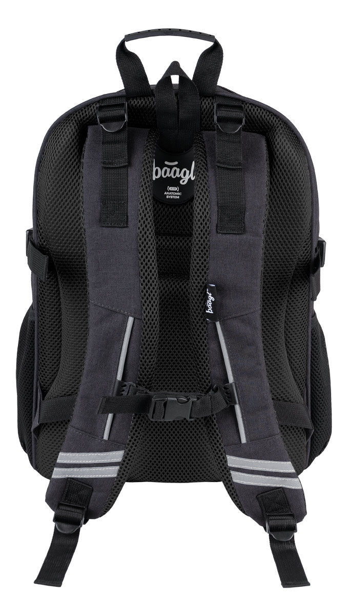 Školní batoh Logo black
