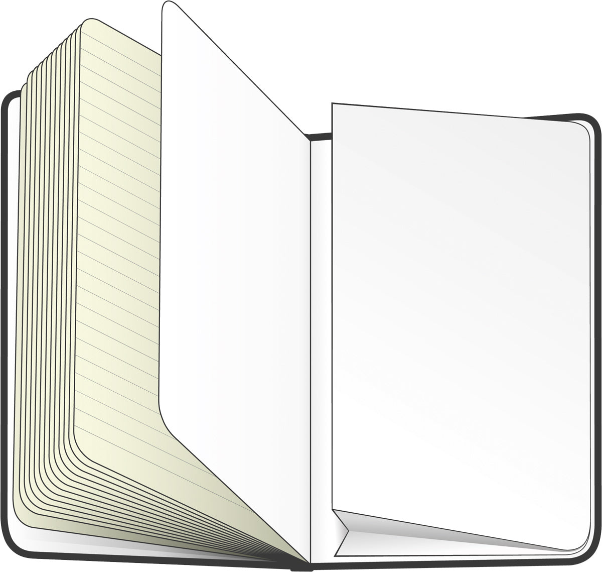 Notes Minnie Craft linkovaný, 13 × 21 cm