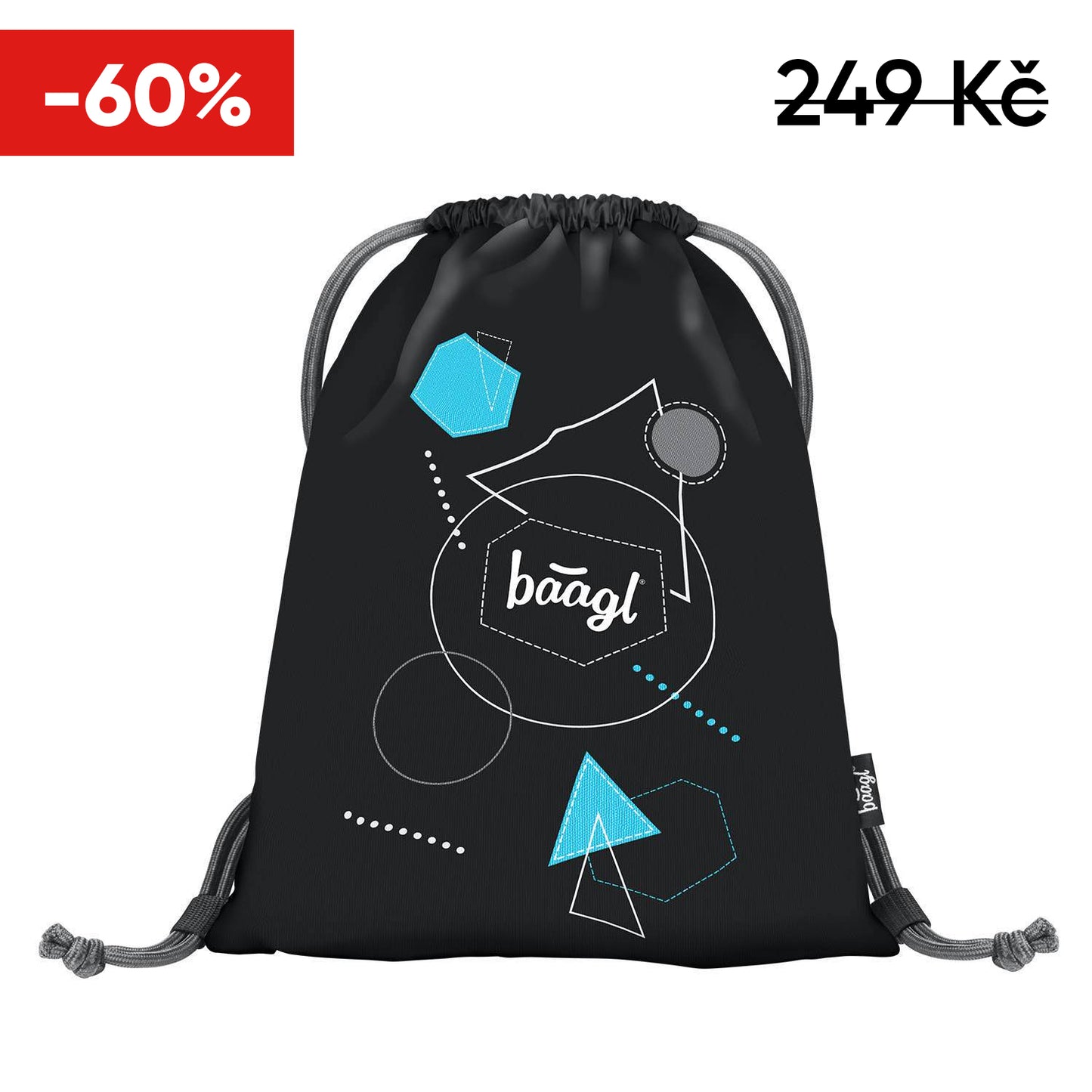 Sáček Grafik černý