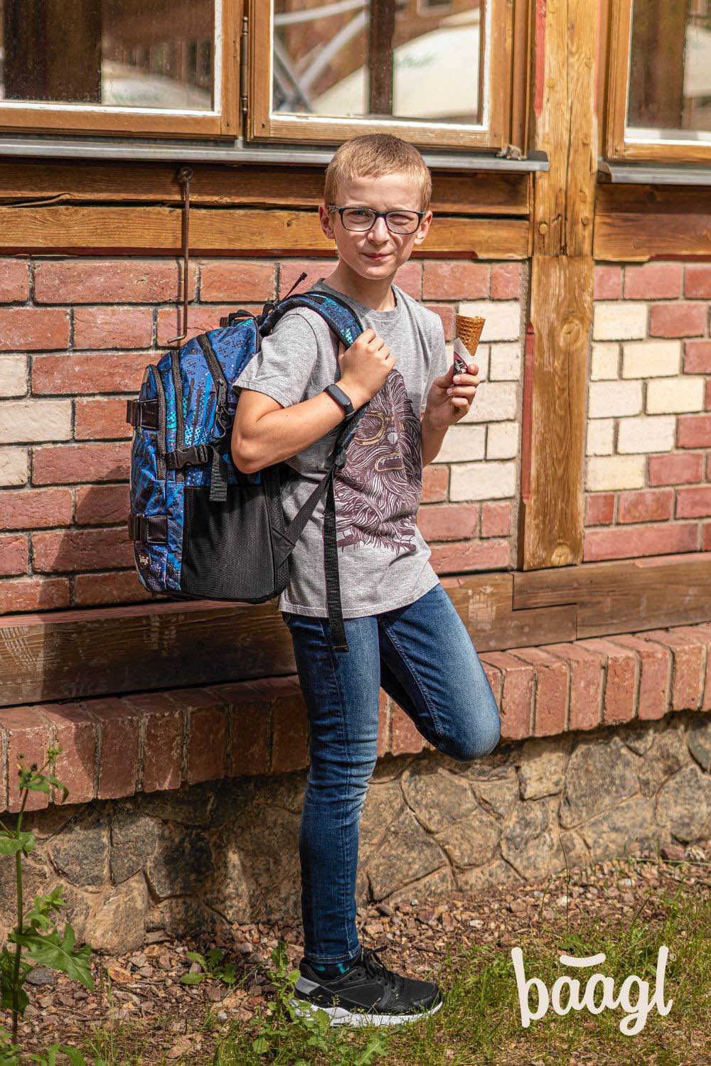 Školní batoh Skate Struktury