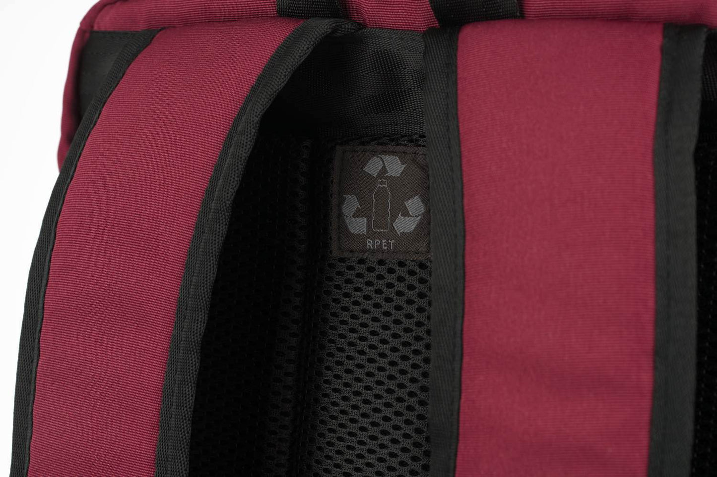 City batoh RPET vínový