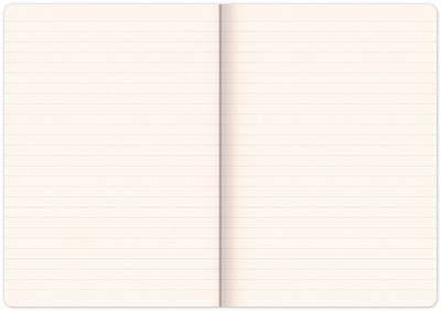 Notes NASA Worm, linkovaný, 13 × 21 cm