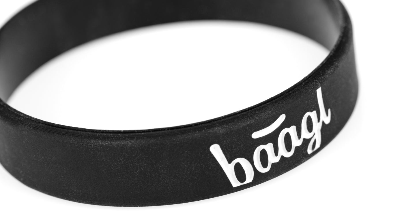 Svítící náramek Logo černý