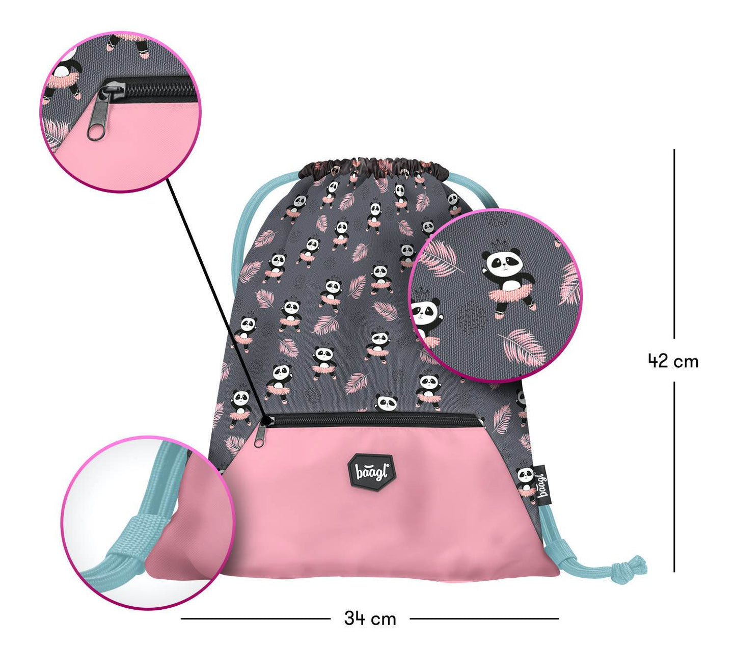 Školní set Zippy Panda III