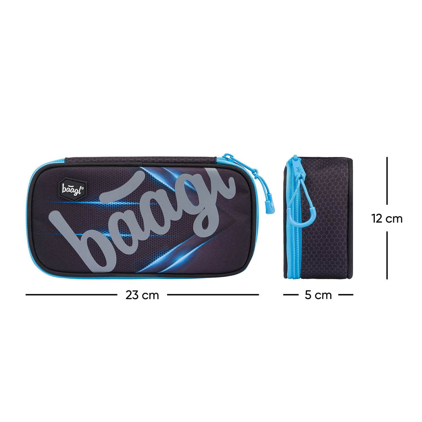 Školní penál etue Skate Bluelight