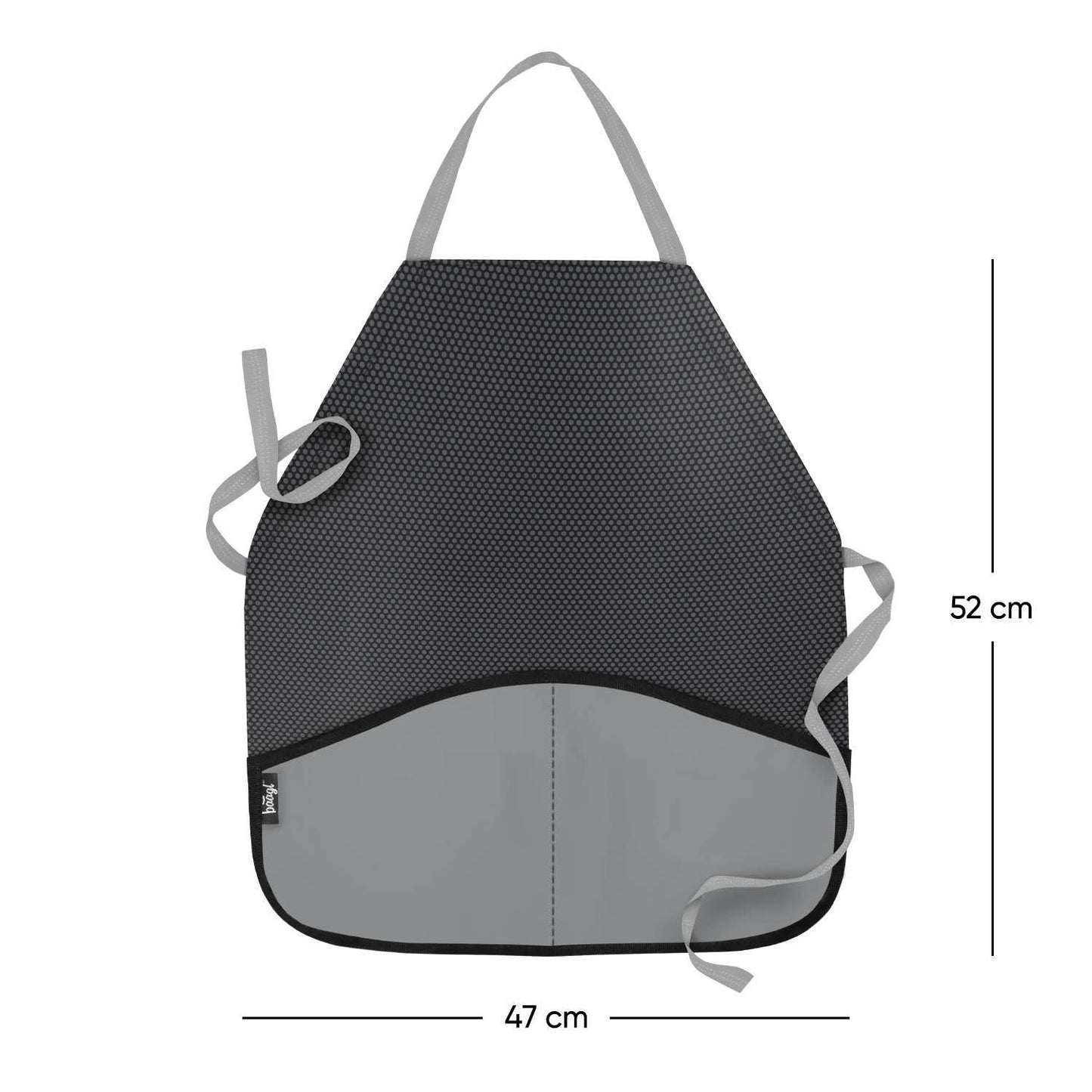 Dětská zástěra šedá