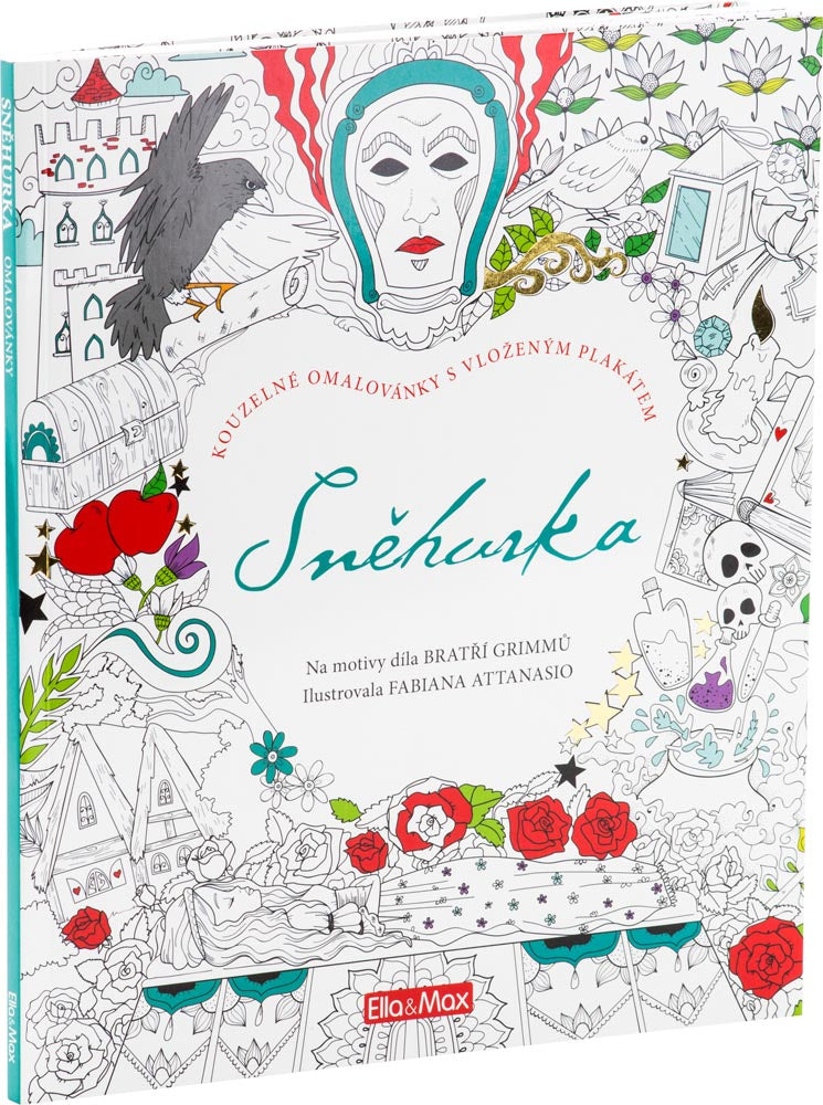 Sněhurka - omalovánky