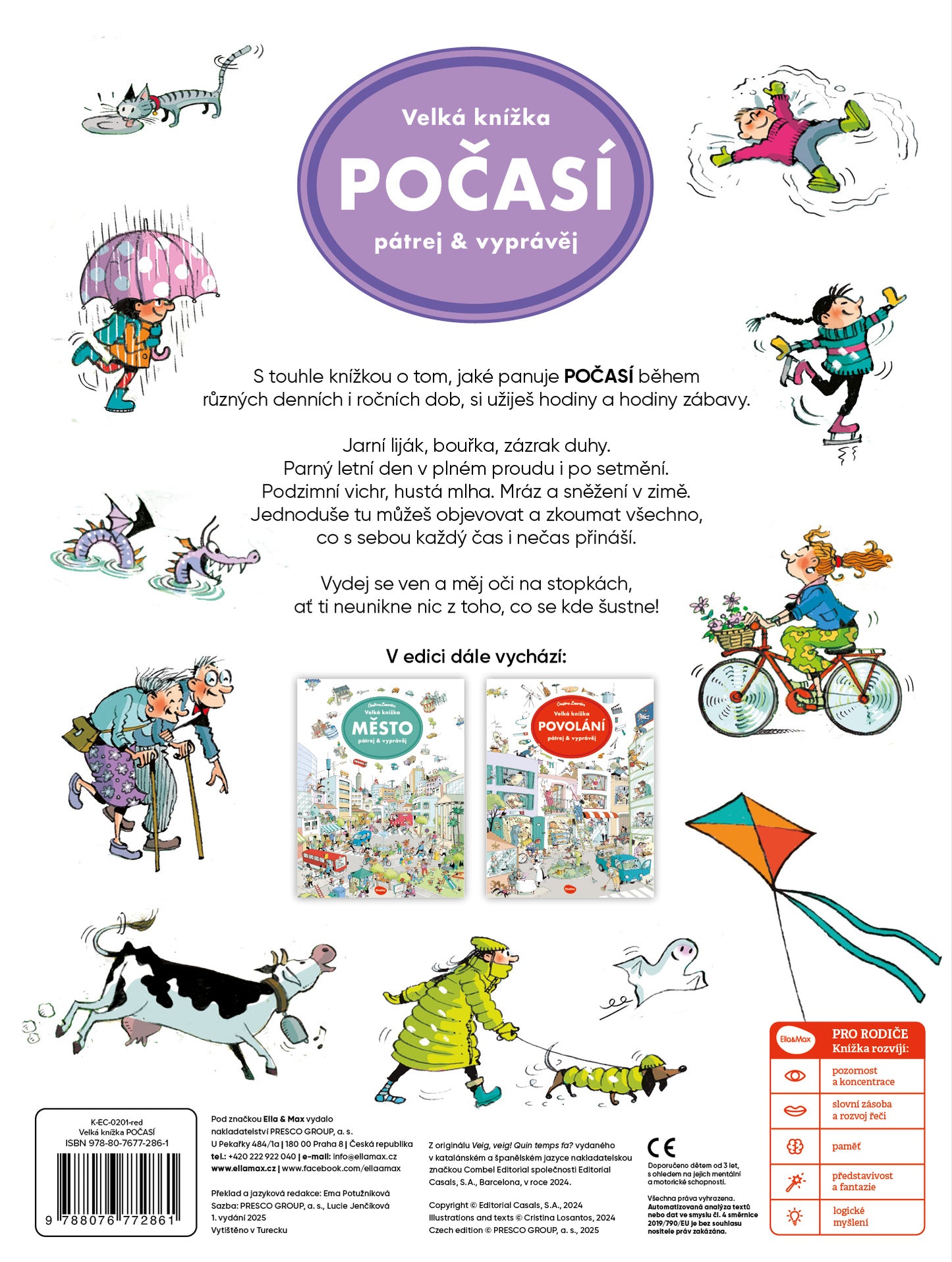 Velká knížka POČASÍ – Pátrej & vyprávěj