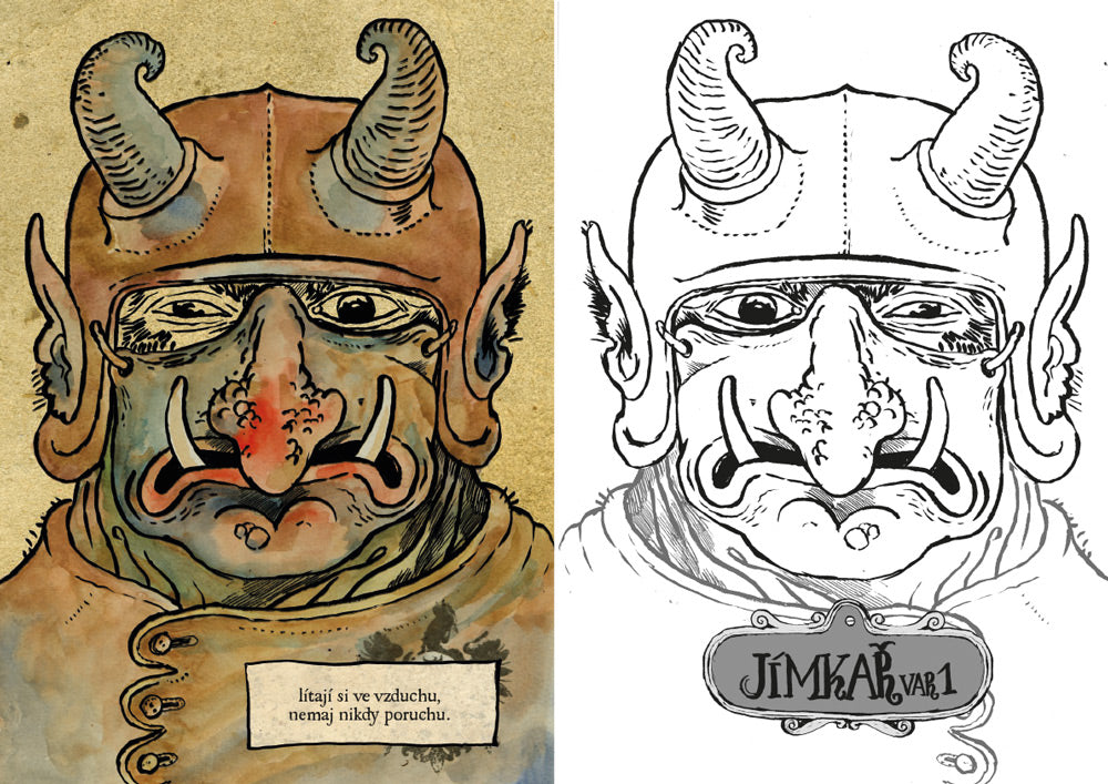 ČERTÍ BRKO – Pekelné masky a zpěvy (řevy)