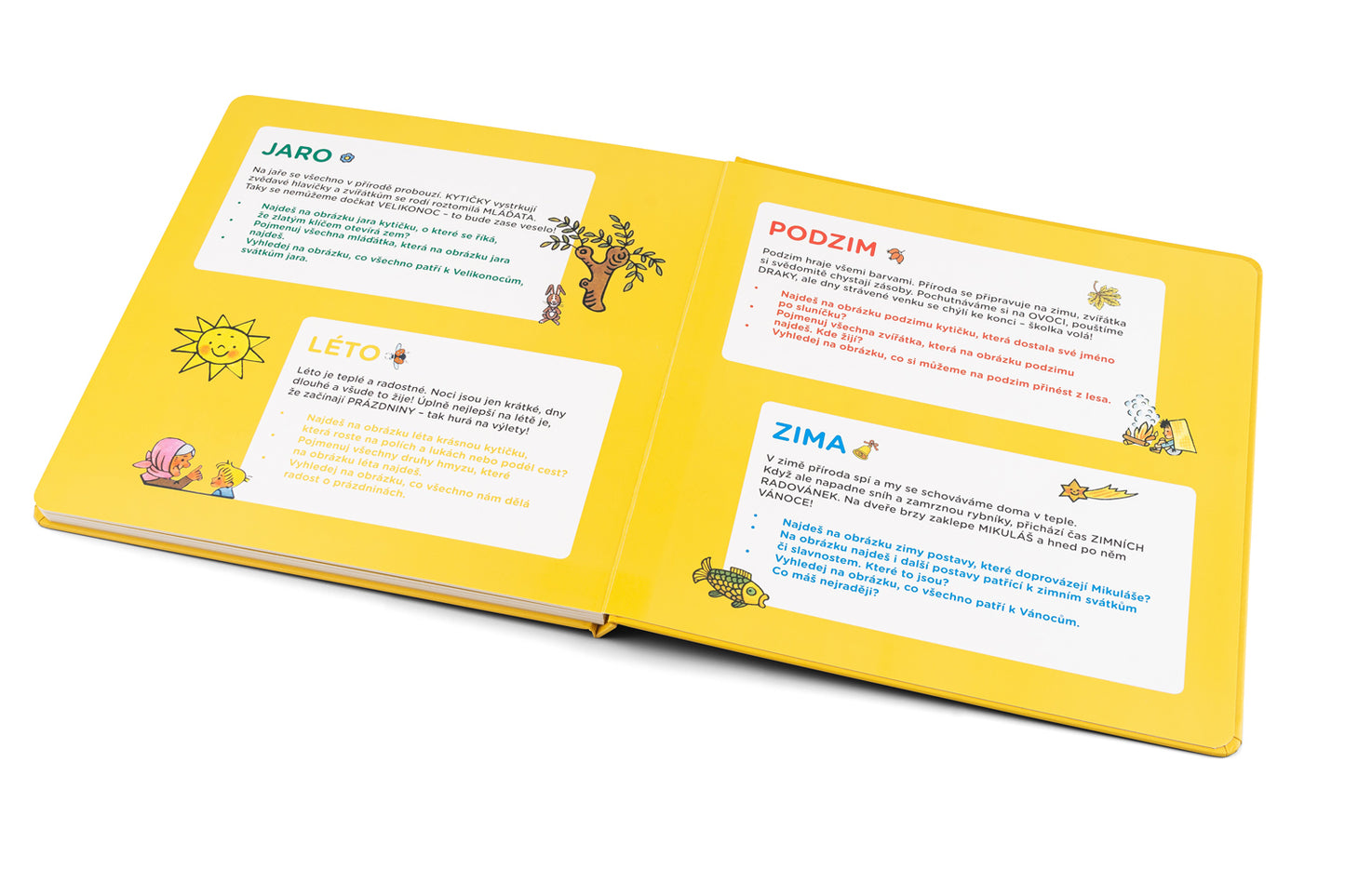 OD JARA DO ZIMY – Puzzle, básničky, omalovánky, kvízy