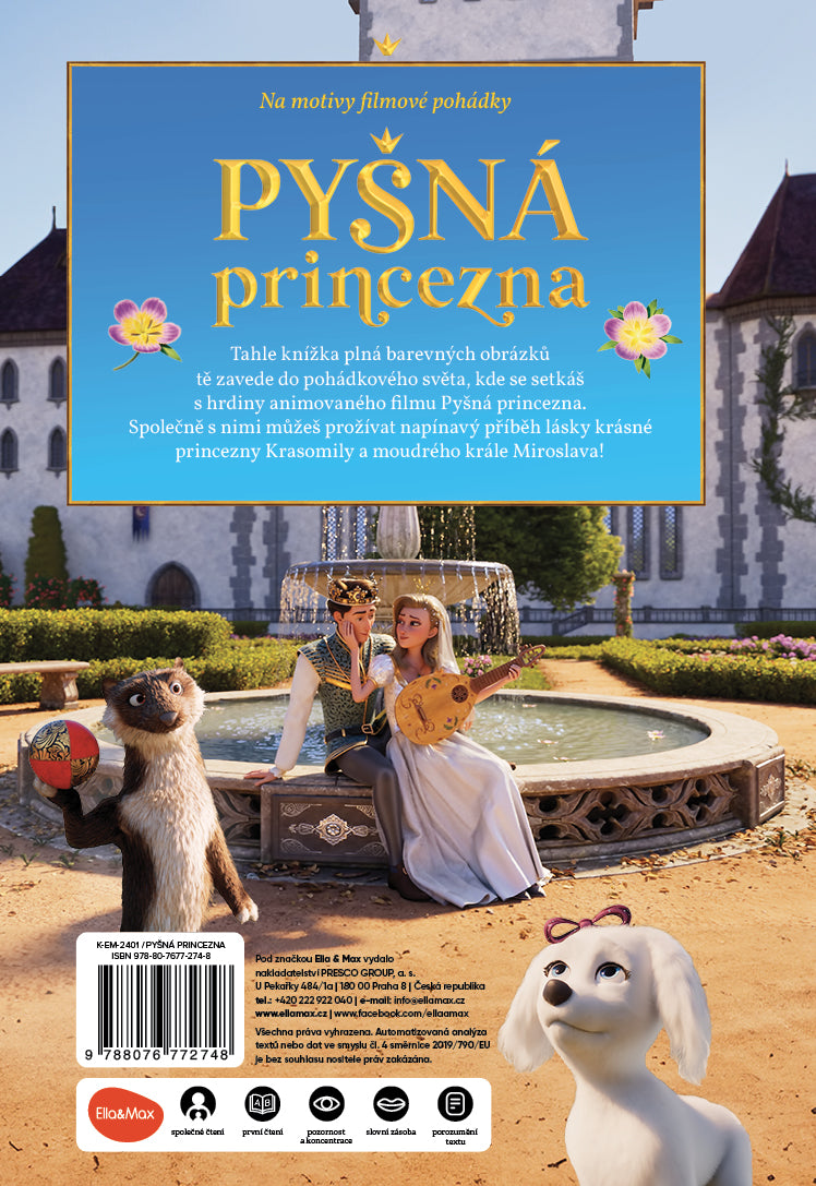 PYŠNÁ PRINCEZNA – Knížka na motivy filmové pohádky