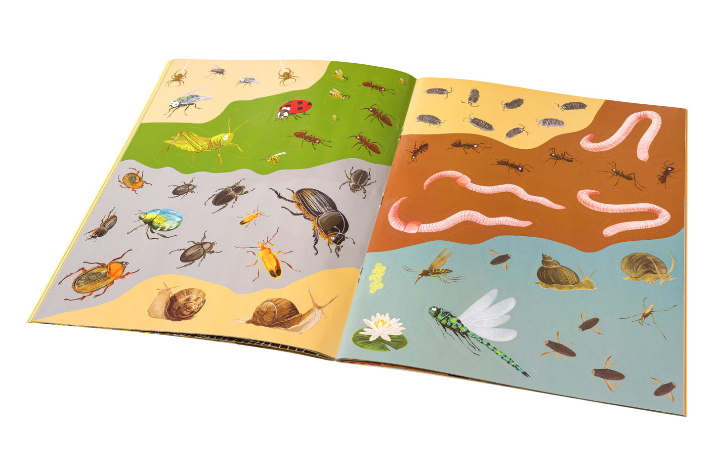 BROUČCI, MOTÝLI a další potvůrky – Kniha samolepek