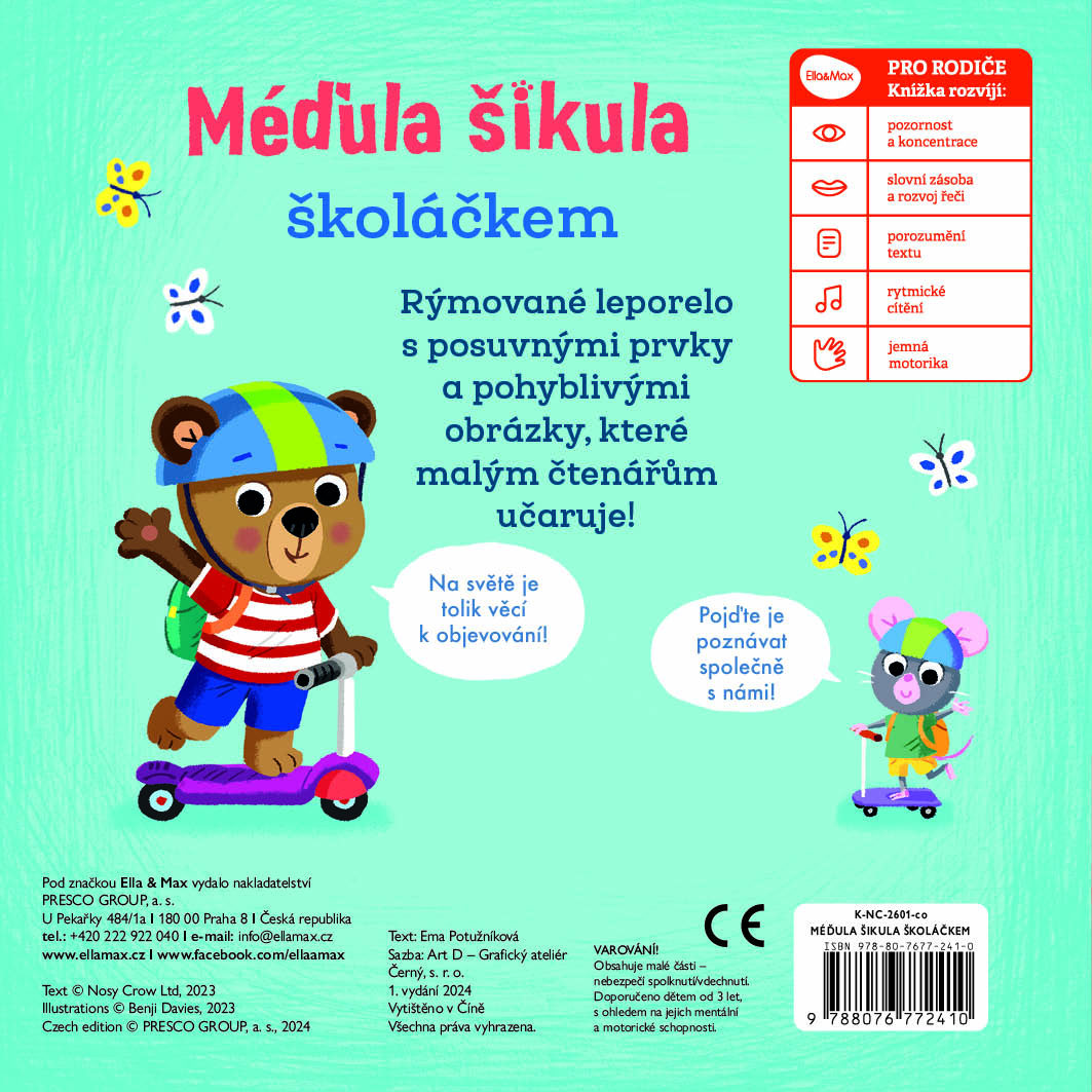 MÉĎULA ŠIKULA ŠKOLÁČKEM – Obrázky s pohyblivými prvky