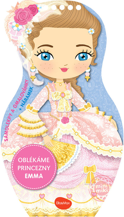 Oblékáme panenky PRINCEZNA EMMA – Omalovánky