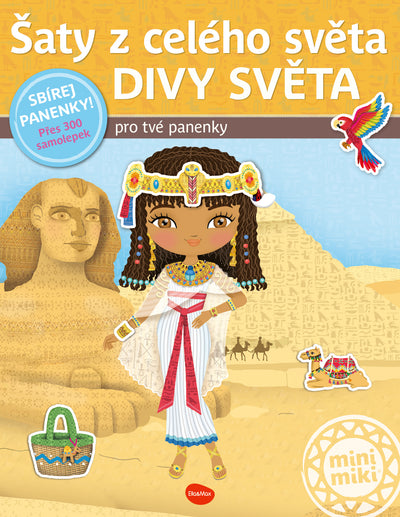 Šaty z celého světa DIVY SVĚTA – Kniha samolepek