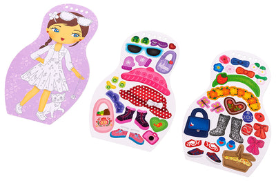 Oblékáme české panenky TEREZKA – omalovánky