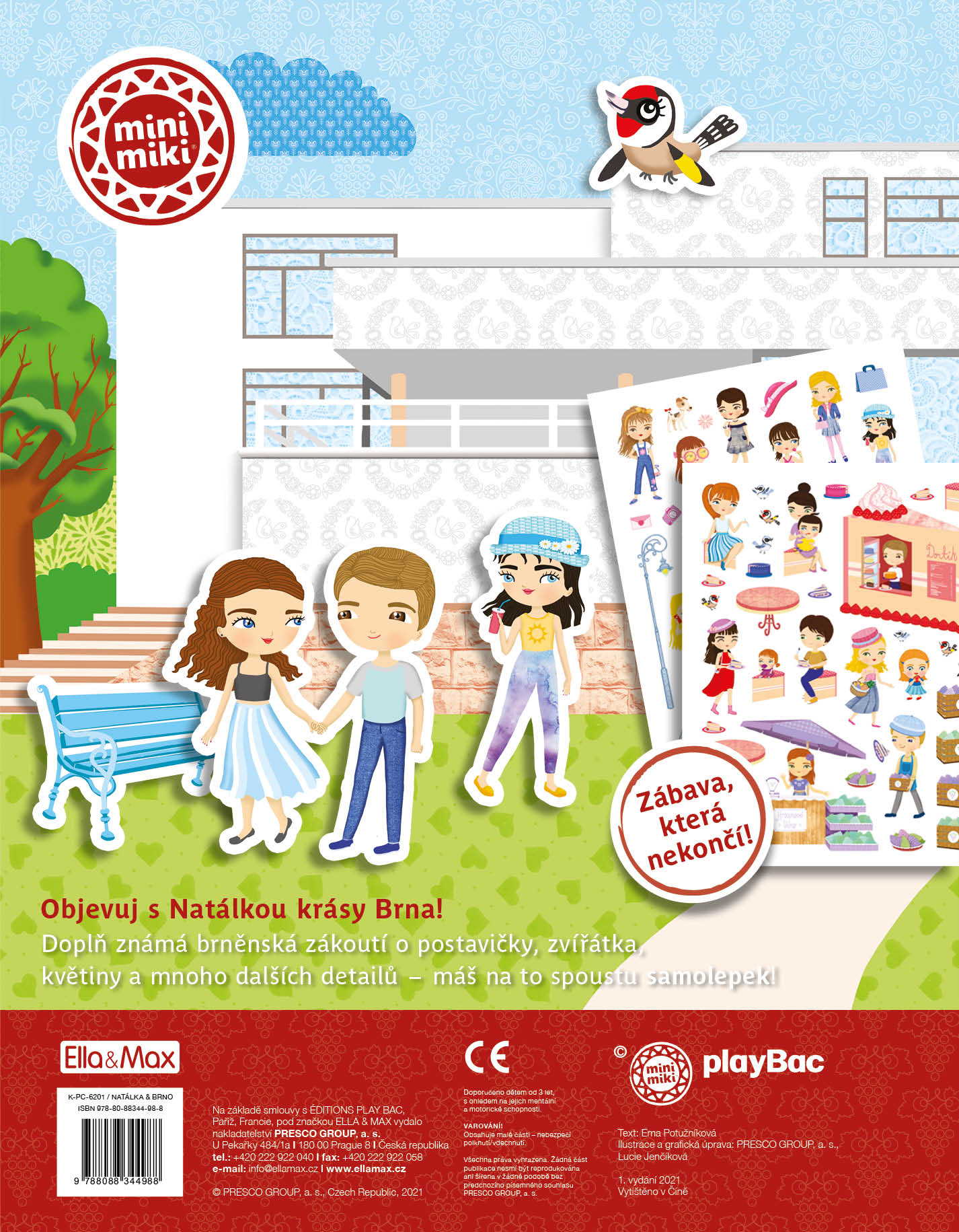 NATÁLKA & BRNO ─ Město plné samolepek