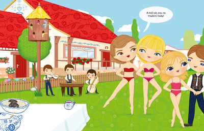 Šaty pro NATÁLKU ─ Kniha samolepek