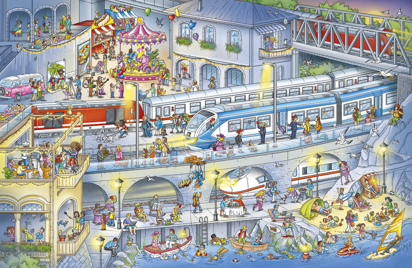 Velká knížka VLAKY pro malé vypravěče