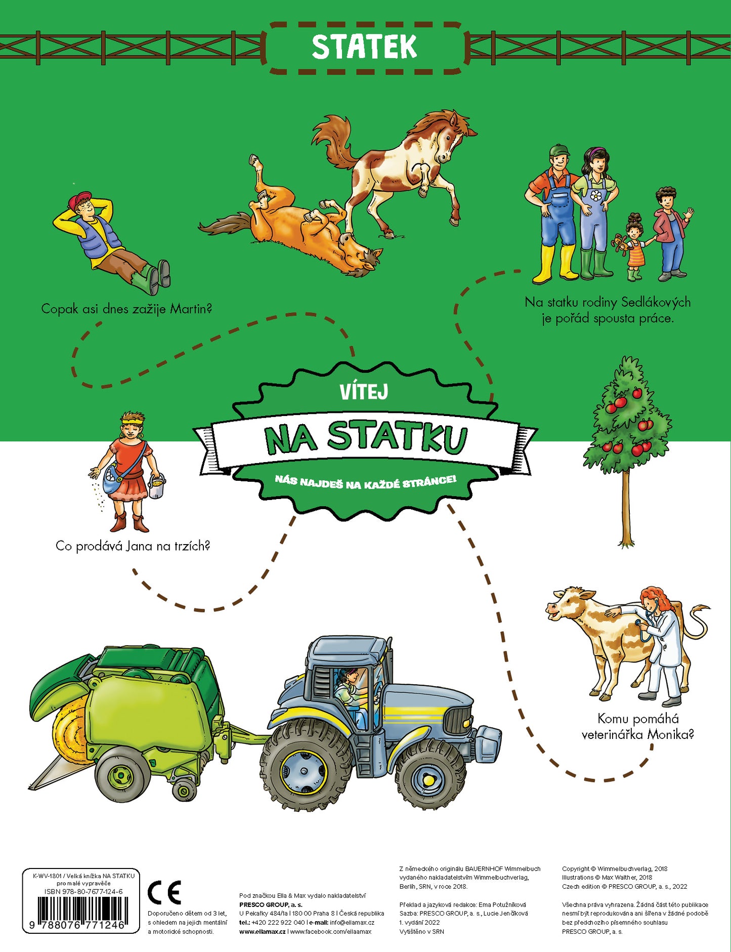 Velká knížka NA STATKU pro malé vypravěče