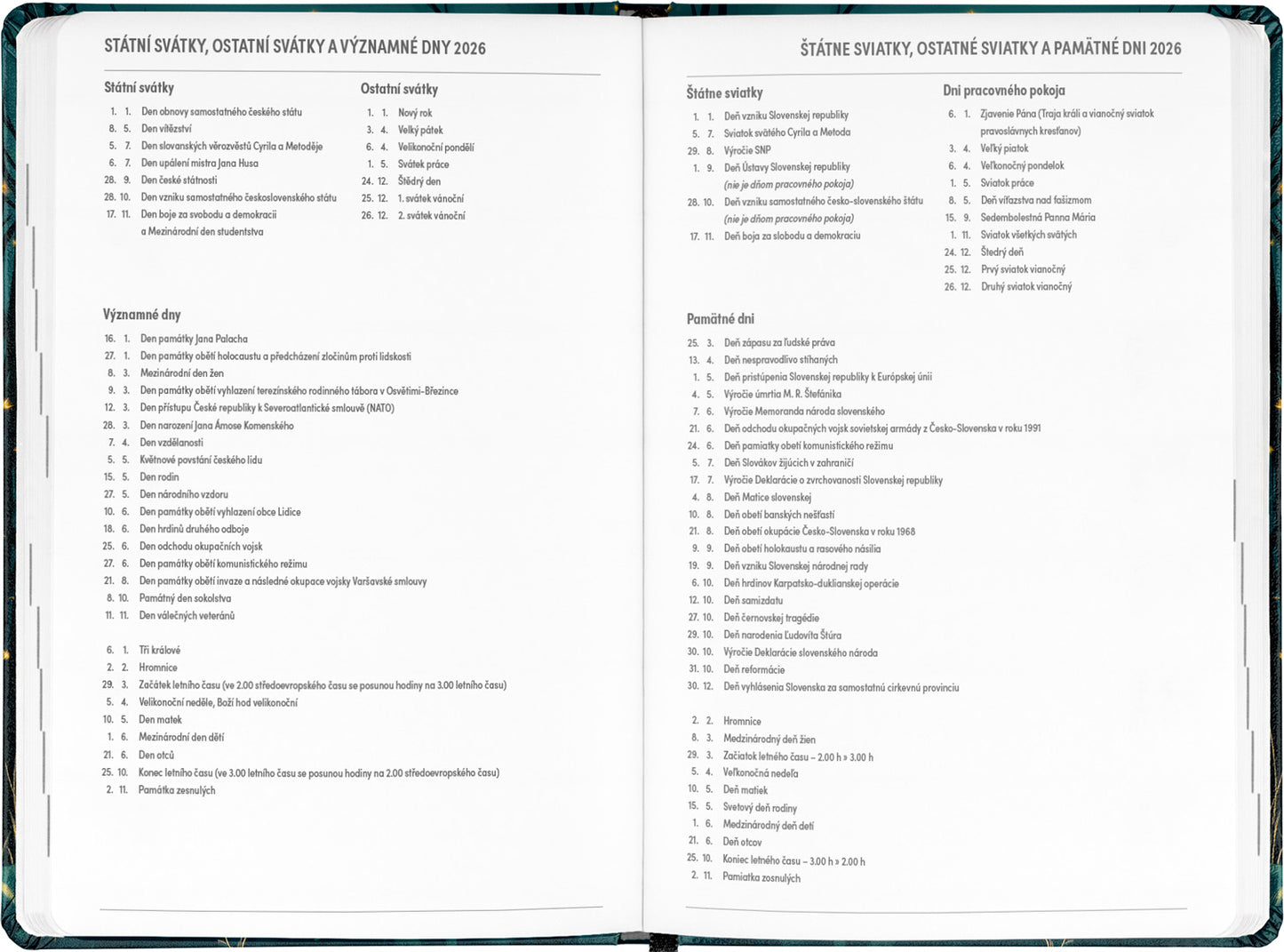 18měsíční diář Petito – Liška 2025/2026, 11 x 17 cm