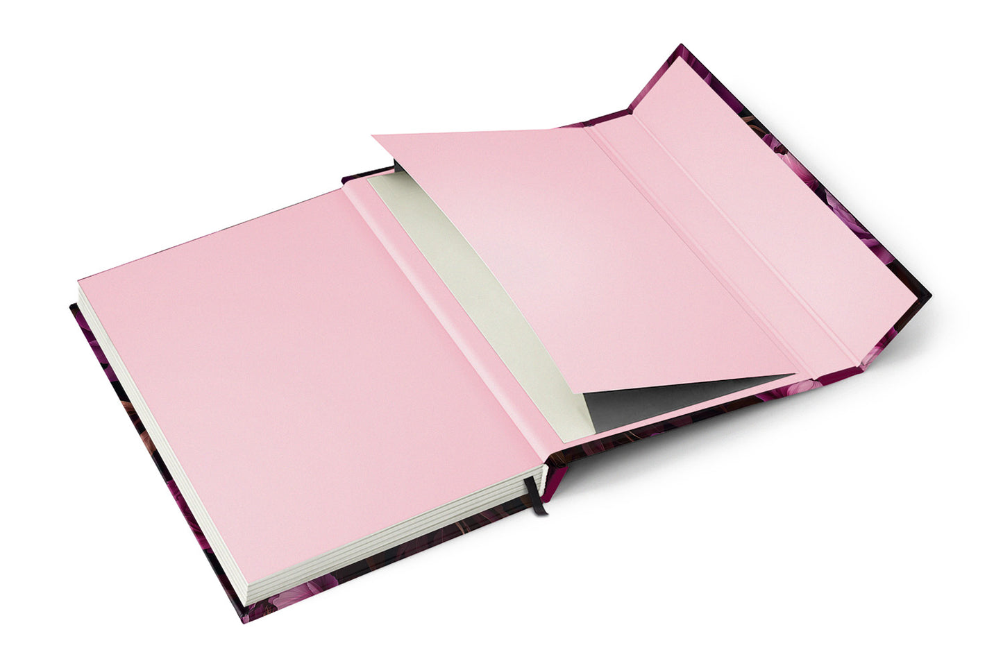 Týdenní magnetický diář Fialové květy 2026, 11 x 16 cm