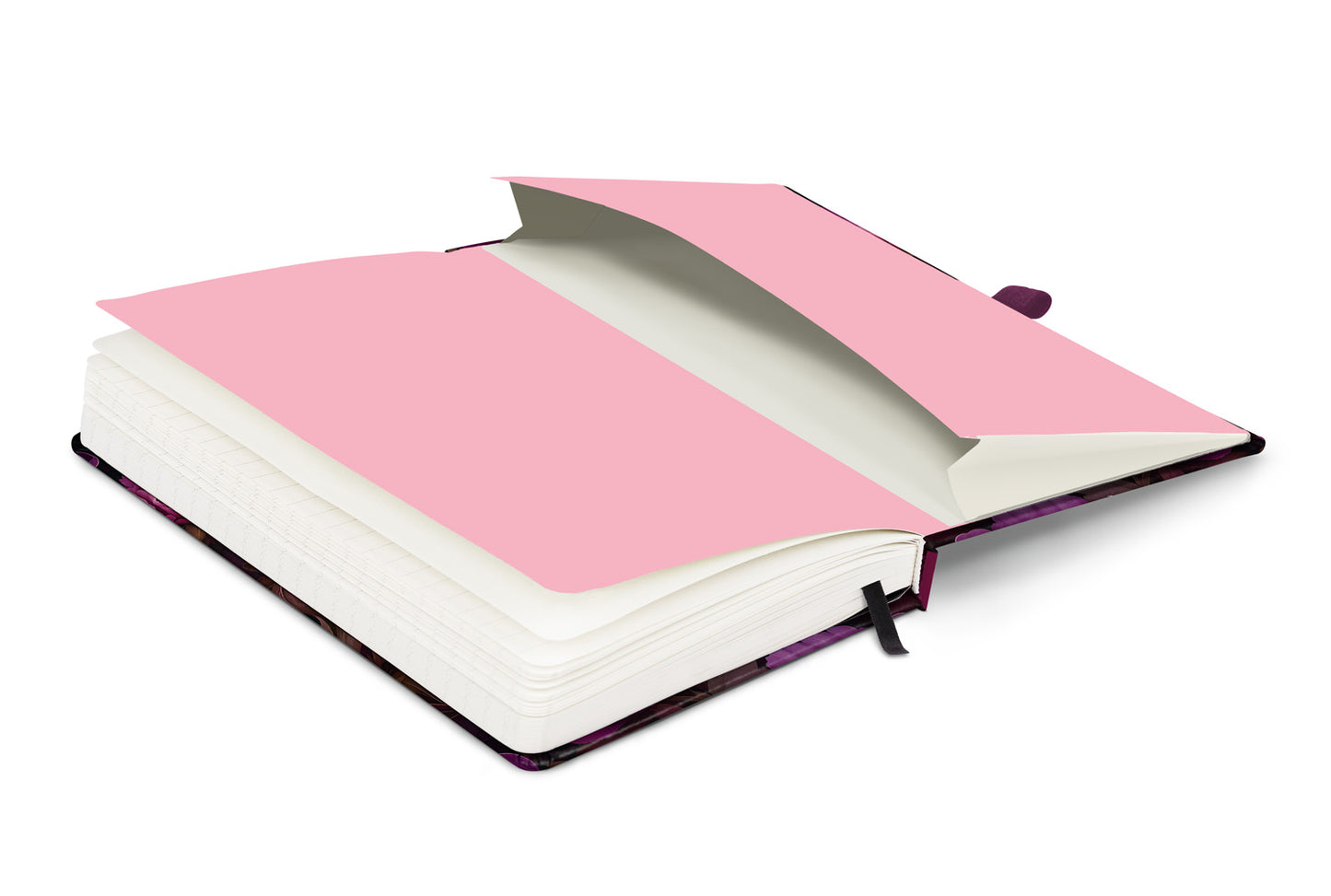 Planbook diář/notes Fialové květy 2026, 13 x 21 cm