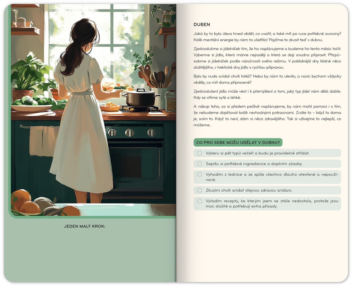 Týdenní Laskavý diář 2026, 13 x 21 cm