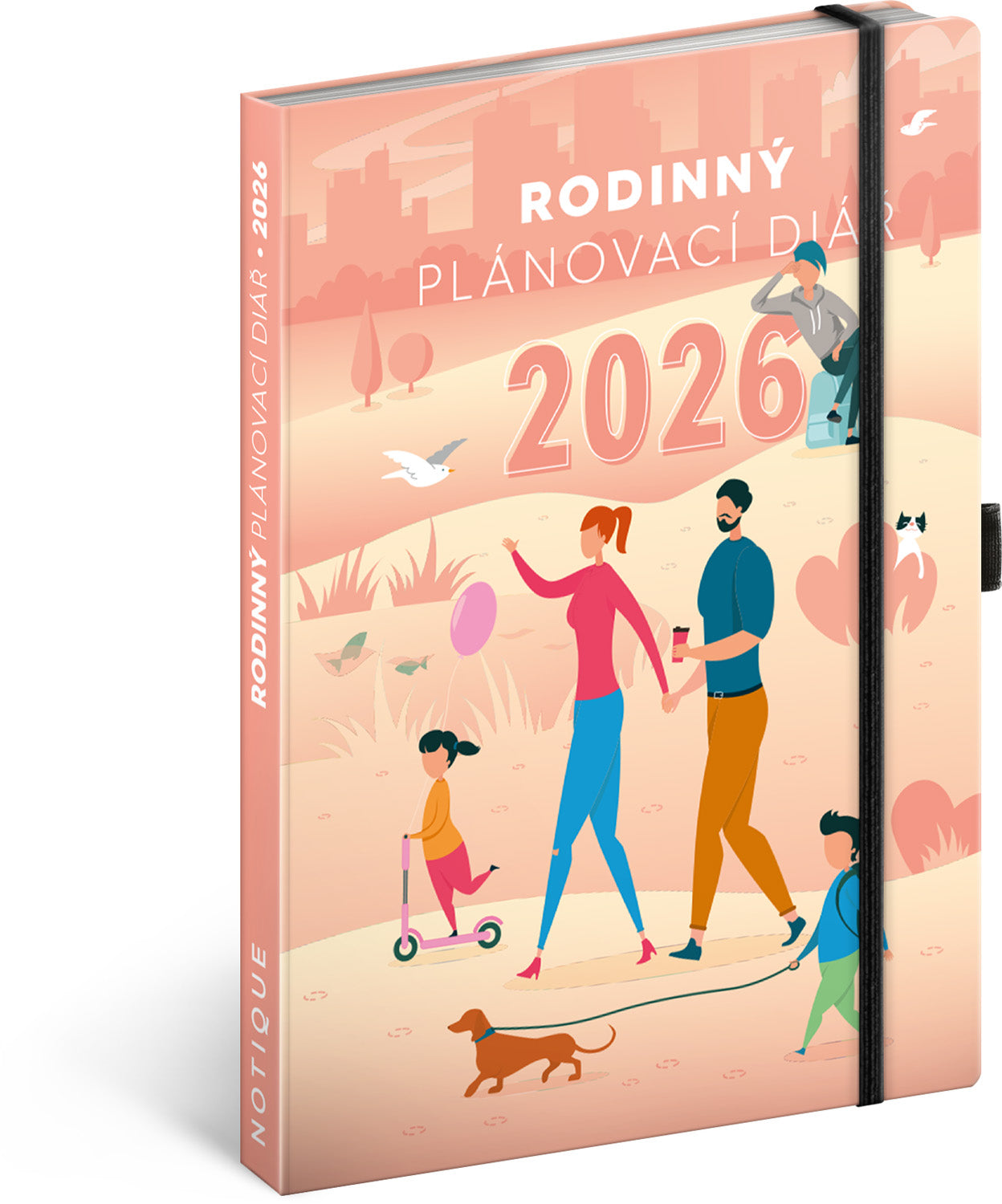 Rodinný diář – pomocník všech rodičů 2026, 15 x 21 cm
