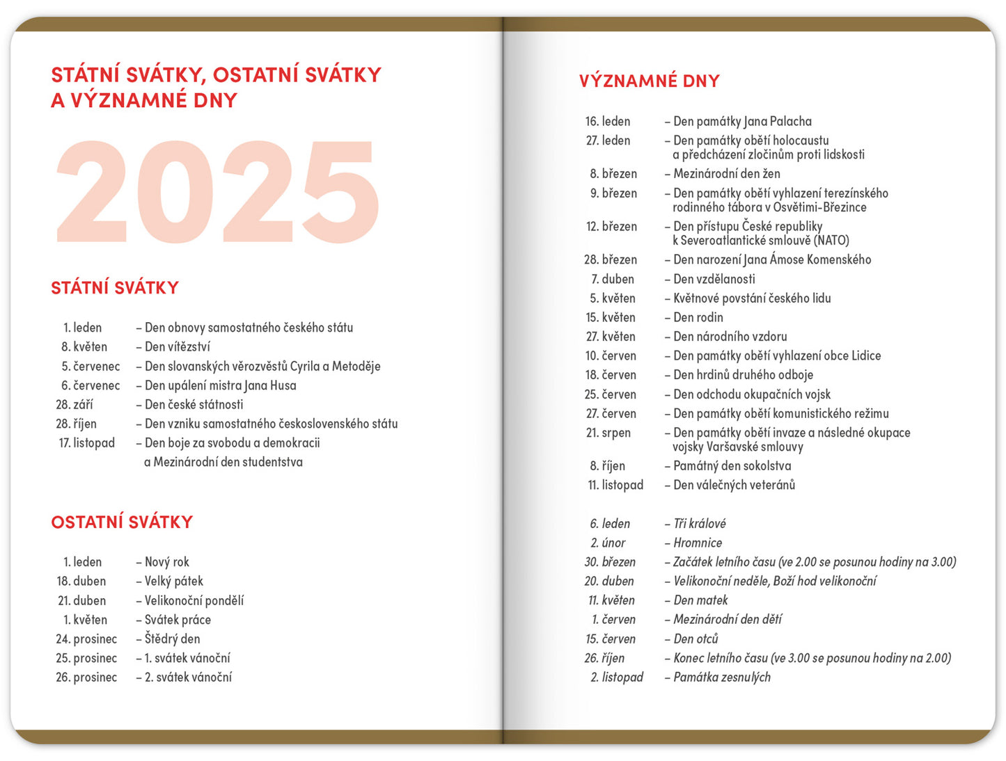 Studentský diář Academia (září 2025 – prosinec 2026), 9,8 x 14,5 cm