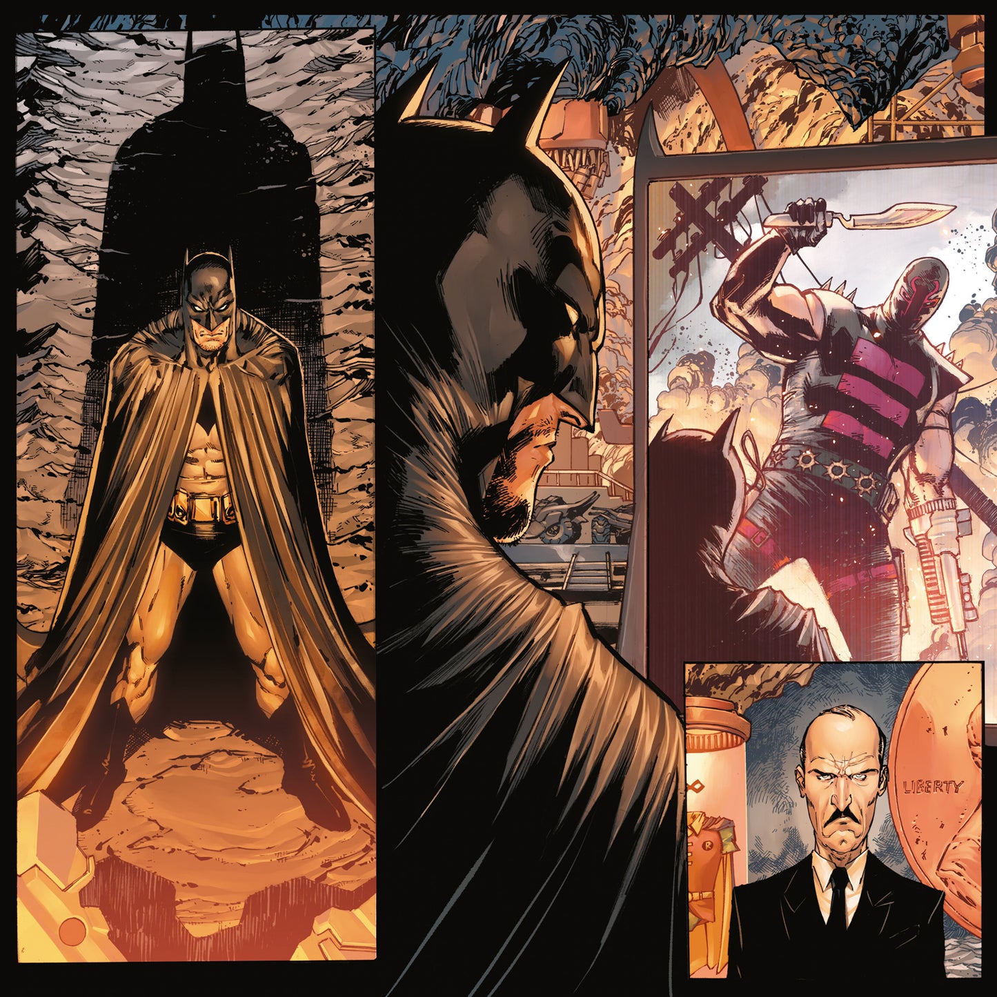 Poznámkový kalendář Batman Comics 2026, 30 x 30 cm