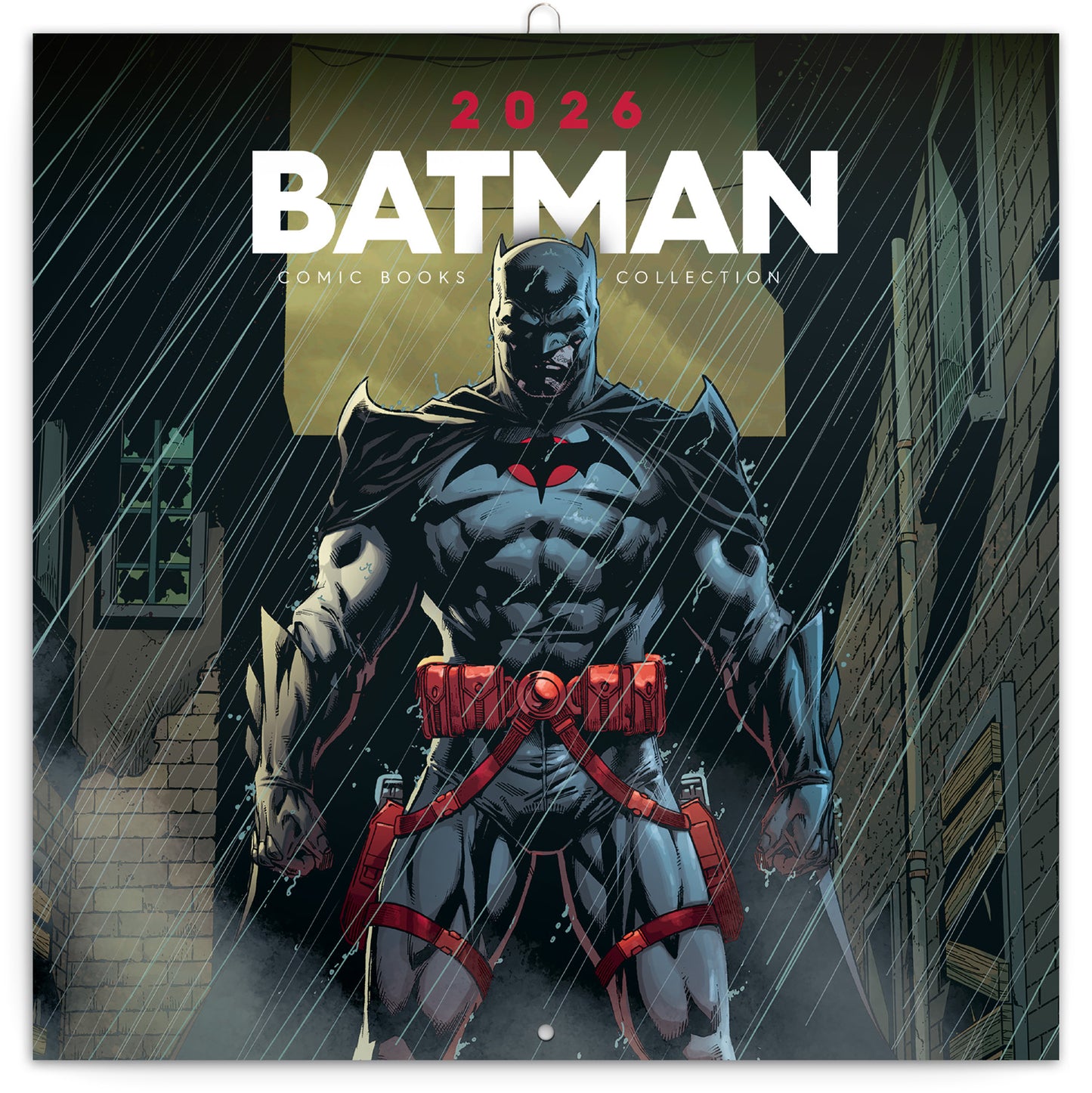 Poznámkový kalendář Batman Comics 2026, 30 x 30 cm