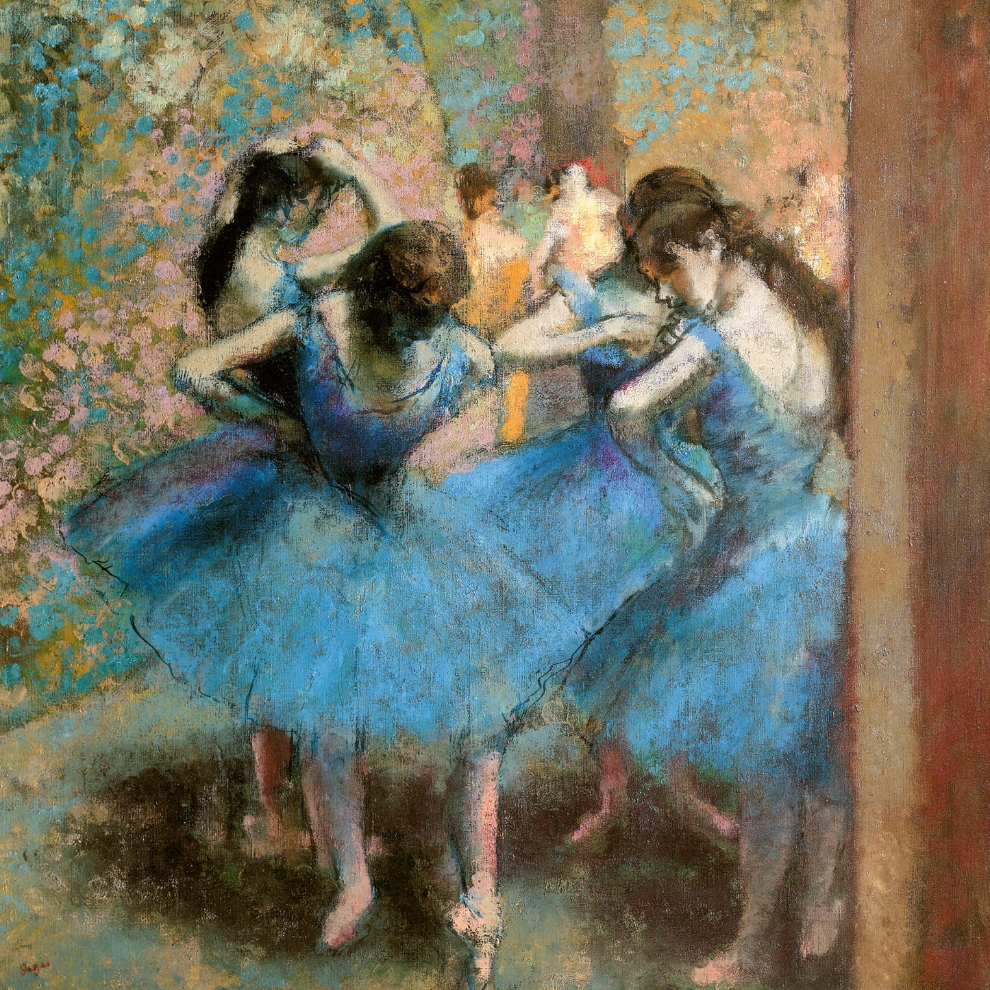 Poznámkový kalendář Edgar Degas 2026, 30 x 30 cm