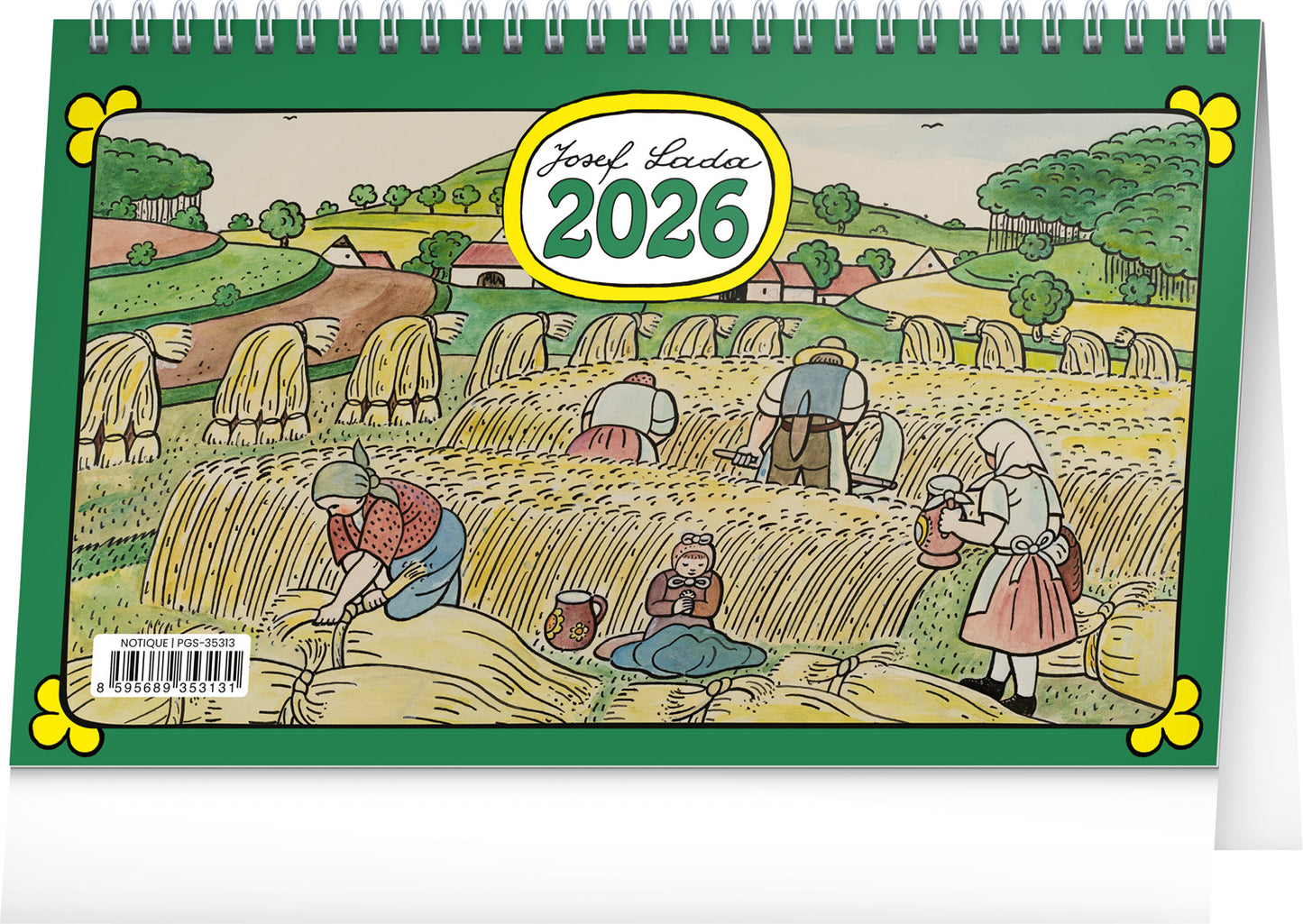 Stolní kalendář Josef Lada 2026, 23,1 x 14,5 cm