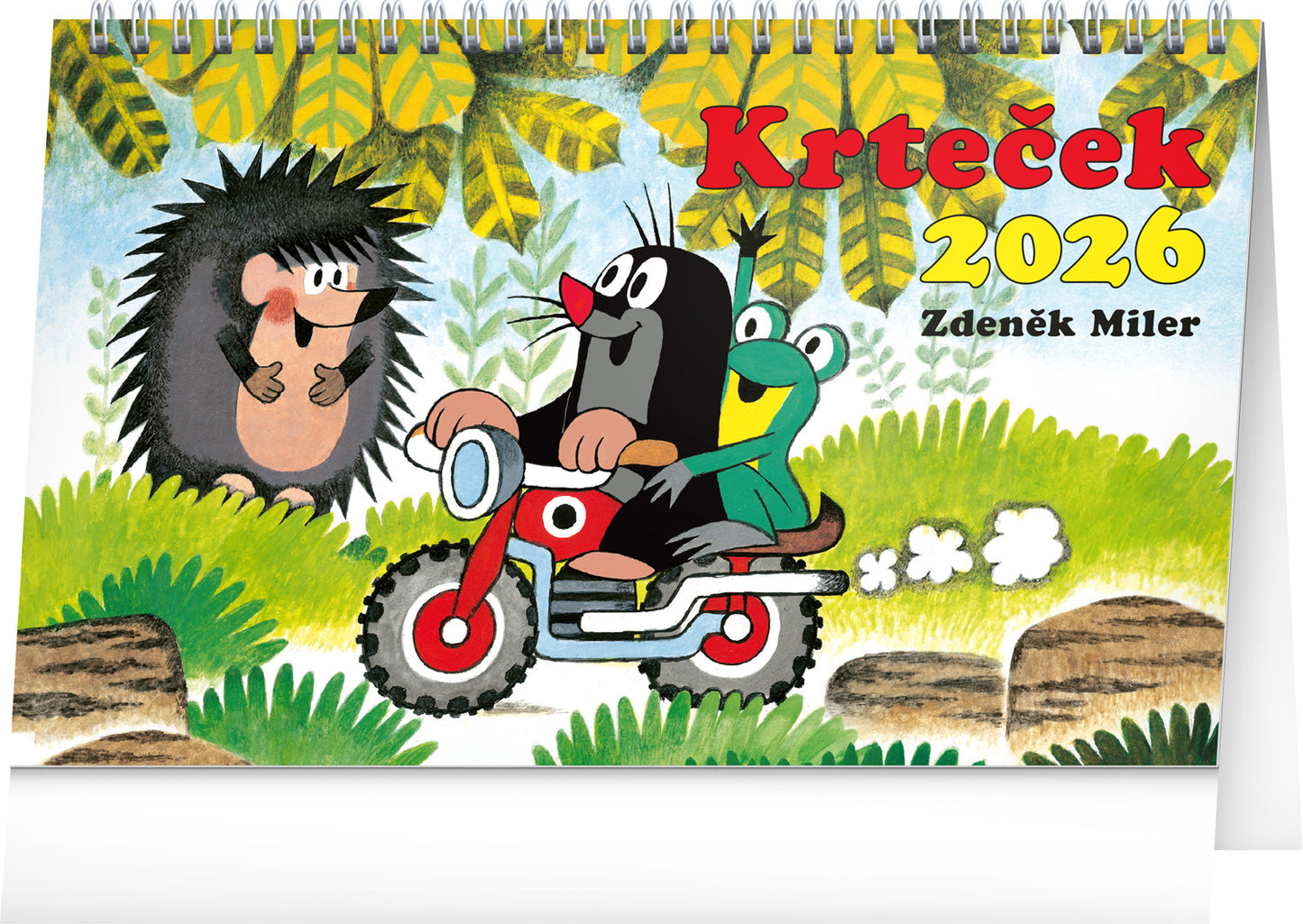 Stolní kalendář Krteček 2026, 23,1 x 14,5 cm