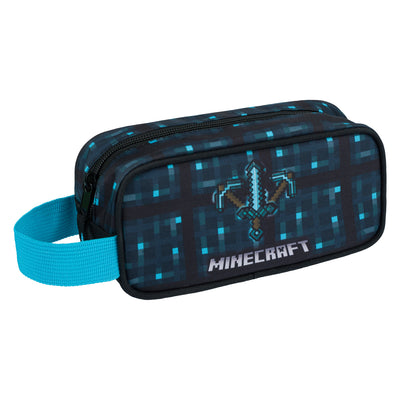 MINECRAFT 2 SET Blue Axe and Sword: penál, sáček