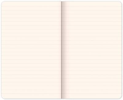 Notes Alfons Mucha - Hudba, linkovaný, 13 × 21 cm